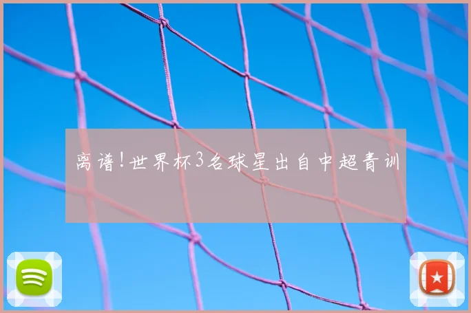 离谱!世界杯3名球星出自中超青训